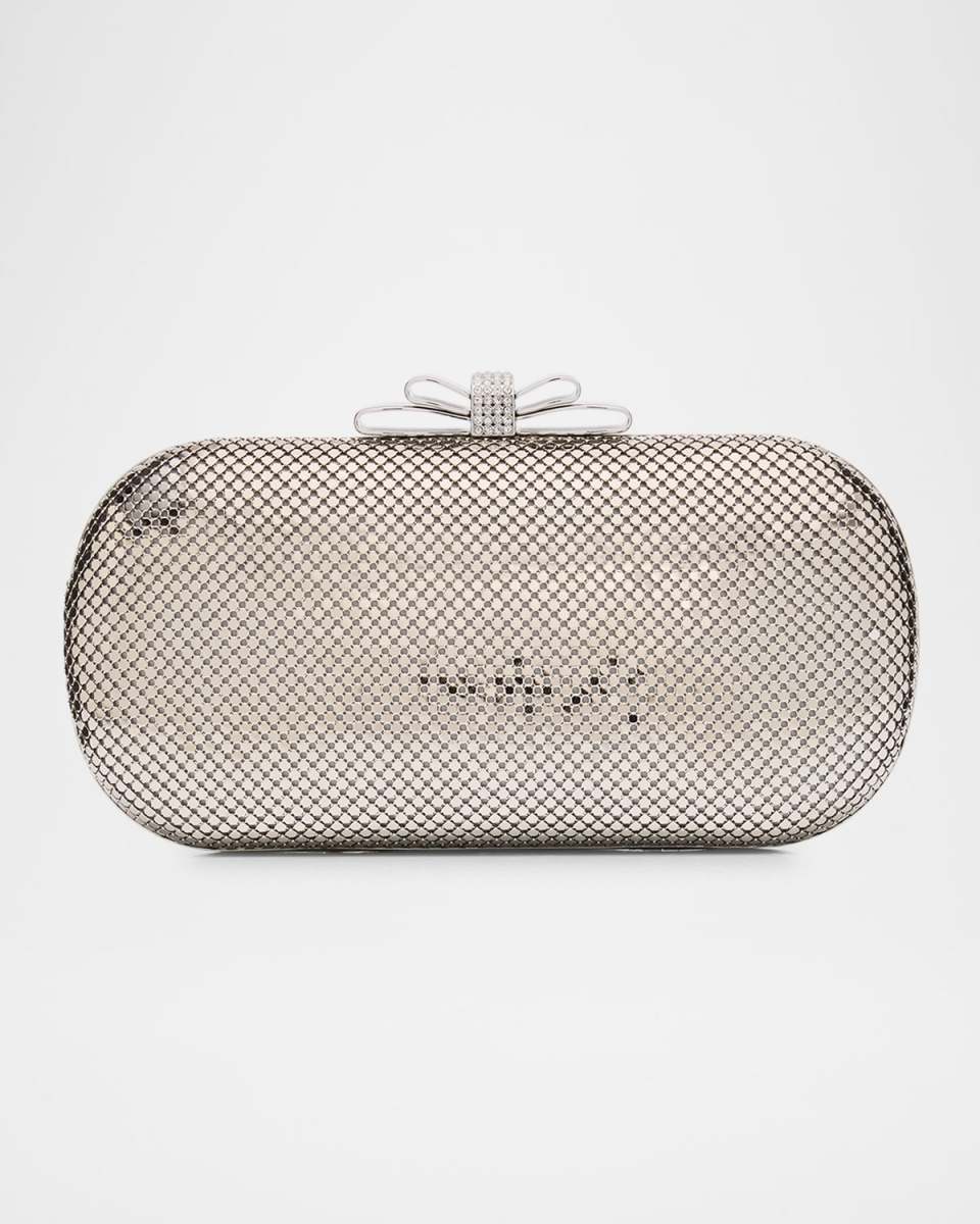 Marilyn Bow Mesh Minaudiere